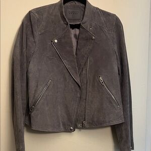Blank NYC Charcoal Leather Jacket